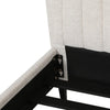 Bed Frame King Size Beige AMMY - OZ Home Deals