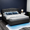 Bed Frame King Size Charcoal PIER - OZ Home Deals