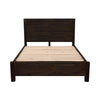 Bed Frame King Size in Solid Wood Veneered Acacia Bedroom Timber Slat in Chocolate - OZ Home Deals