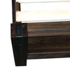 Bed Frame King Size in Solid Wood Veneered Acacia Bedroom Timber Slat in Chocolate - OZ Home Deals