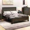 Bed Frame King Size in Solid Wood Veneered Acacia Bedroom Timber Slat in Chocolate - OZ Home Deals