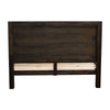 Bed Frame King Size in Solid Wood Veneered Acacia Bedroom Timber Slat in Chocolate - OZ Home Deals