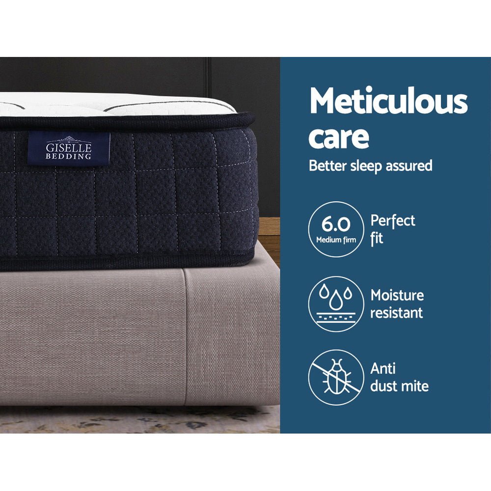 CoastalRest Single Bonnell Spring Mattress – Medium Firm - OZ Home Deals