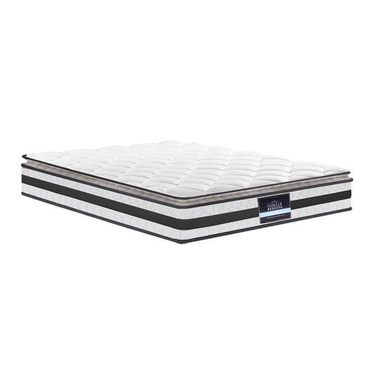 Coastline Double Pillow Top Bonnell Spring Mattress – Medium Firm - OZ Home Deals