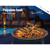 Fire Pit BBQ Charcoal Smoker Portable Outdoor Camping Pits Patio Fireplace 22" - OZ Home Deals