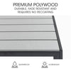 Fortia 90 x 90cm Outdoor Dining Table, Square, Furniture for Outside - OZ Home Deals