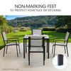 Fortia 90 x 90cm Outdoor Dining Table, Square, Furniture for Outside - OZ Home Deals