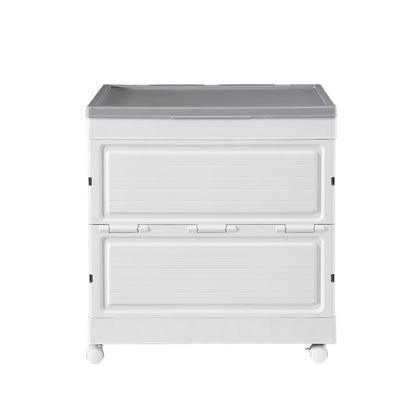 Gardeon 159L Outdoor Storage Box Stackable Cupboard Camping Organizer Wheels - OZ Home Deals