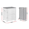 Gardeon 159L Outdoor Storage Box Stackable Cupboard Camping Organizer Wheels - OZ Home Deals