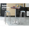 Gardeon 3-Piece Outdoor Bar Set Bistro Table Stools Adjustable Wooden Cafe - OZ Home Deals