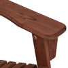 Gardeon 3PC Adirondack Outdoor Table and Chairs Wooden Beach Chair Brown - OZ Home Deals