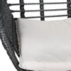 Gardeon 3PC Outdoor Furniture Bistro Set Lounge Setting Table Chairs Cushion Patio Grey - OZ Home Deals