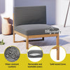 Gardeon 4-Piece Outdoor Sofa Set Wooden Couch Lounge Setting 5PCS - OZ Home Deals