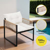Gardeon 4 Seater Outdoor Sofa Set 4PCS Table Chair Set Garden Patio Furniture - OZ Home Deals