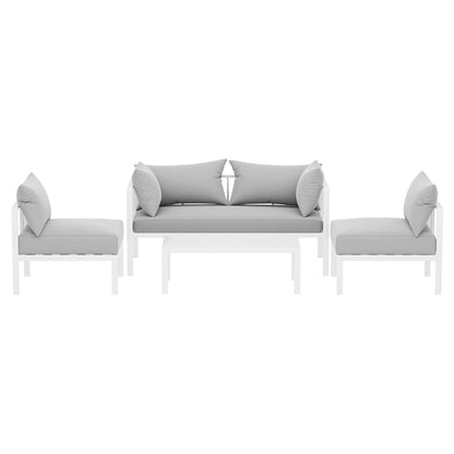 Gardeon 4 Seater Outdoor Sofa Set Aluminium Lounge Setting - OZ Home Deals