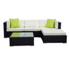 Gardeon 5-Piece Outdoor Sofa Set Wicker Couch Lounge Setting Cover - OZ Home Deals
