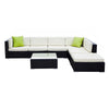 Gardeon 7-Piece Outdoor Sofa Set Wicker Couch Lounge Setting Cover - OZ Home Deals