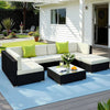 Gardeon 7-Piece Outdoor Sofa Set Wicker Couch Lounge Setting Cover - OZ Home Deals