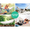 Gardeon Hammock Bed Rope Tassel Outdoor Hammocks Chair Camping - OZ Home Deals