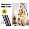 Gardeon Hammock Chair Nest Web Outdoor Swing with Steel Stand 100cm - OZ Home Deals