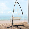 Gardeon Hammock Chair Nest Web Outdoor Swing with Steel Stand 100cm - OZ Home Deals