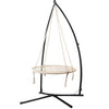 Gardeon Hammock Chair Nest Web Outdoor Swing with Steel Stand 100cm - OZ Home Deals