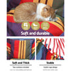 Gardeon Hammock Chair Outdoor Camping Hanging Hammocks Cushion Pillow Rainbow - OZ Home Deals