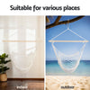 Gardeon Hammock Chair Outdoor Hanging Camping Mesh Indoor Cream - OZ Home Deals