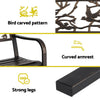 Gardeon Outdoor Bench Seat Garden Steel Outdoor Furniture 3 Seater Park Bronze - OZ Home Deals