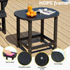 Gardeon Outdoor Coffee Side Table HDPE Desk Patio Furniture Camping Garden Black - OZ Home Deals