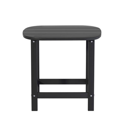 Gardeon Outdoor Coffee Side Table HDPE Desk Patio Furniture Camping Garden Black - OZ Home Deals
