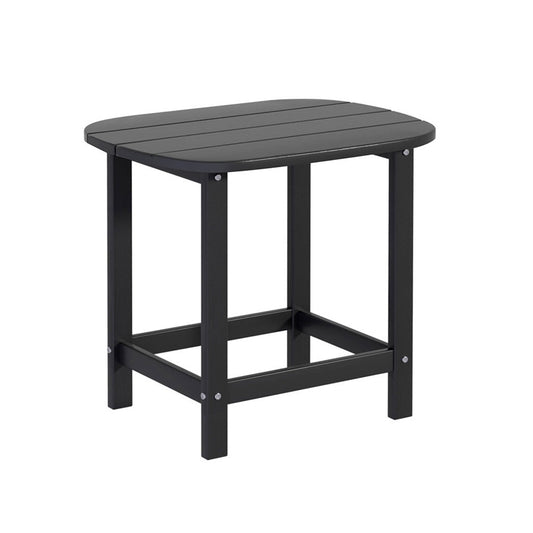 Gardeon Outdoor Coffee Side Table HDPE Desk Patio Furniture Camping Garden Black - OZ Home Deals