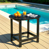 Gardeon Outdoor Coffee Side Table HDPE Desk Patio Furniture Camping Garden Black - OZ Home Deals