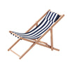 Gardeon Outdoor Deck Chair Wooden Sun Lounge Folding Beach Patio Furniture Blue - OZ Home Deals