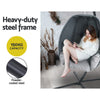 Gardeon Outdoor Egg Swing Chair Patio Furniture Pod Stand Canopy Foldable Grey - OZ Home Deals