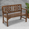 Gardeon Outdoor Garden Bench Wooden Chair 2 Seat Patio Furniture Lounge Natural - OZ Home Deals