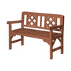 Gardeon Outdoor Garden Bench Wooden Chair 2 Seat Patio Furniture Lounge Natural - OZ Home Deals