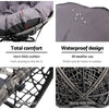 Gardeon Outdoor Lounge Setting Furniture Wicker Papasan Chairs Table Patio Grey - OZ Home Deals