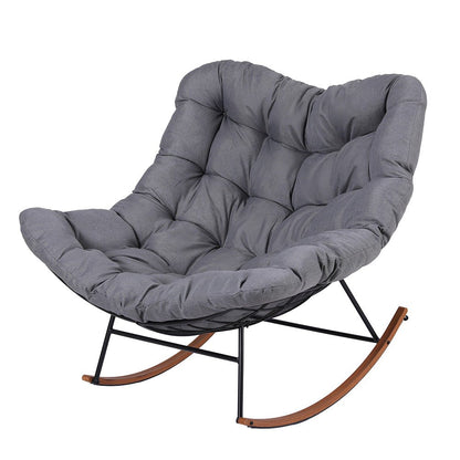 Gardeon Outdoor Rocking Chair Furniture Papasan Recliner Garden Patio Lounge Setting - OZ Home Deals