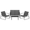 Gardeon Outdoor Sofa Set Lounge Setting Textilene Table and Chairs Garden Patio Furniture - OZ Home Deals