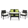 Gardeon Outdoor Sofa Set Wicker Lounge Setting Table and Chairs Patio Furniture - OZ Home Deals