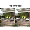Gardeon Outdoor Sofa Set Wicker Lounge Setting Table and Chairs Patio Furniture - OZ Home Deals