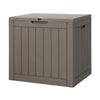 Gardeon Outdoor Storage Box 118L Container Lockable Garden Toy Tool Shed Grey - OZ Home Deals