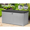 Gardeon Outdoor Storage Box 190L Container Lockable Garden Bench Tool Shed Black - OZ Home Deals