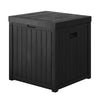 Gardeon Outdoor Storage Box 195L Organiser Garden Bench Deck Toy Shed Tool Black - OZ Home Deals