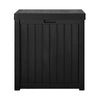 Gardeon Outdoor Storage Box 195L Organiser Garden Bench Deck Toy Shed Tool Black - OZ Home Deals