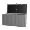 Gardeon Outdoor Storage Box 270L Container Lockable Garden Bench Tool Shed Grey - OZ Home Deals