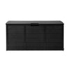 Gardeon Outdoor Storage Box 290L Lockable Organiser Garden Deck Shed All Black - OZ Home Deals