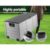 Gardeon Outdoor Storage Box 290L Lockable Organiser Garden Deck Shed Tool Black - OZ Home Deals