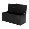 Gardeon Outdoor Storage Box 390L Container Lockable Garden Bench Shed Tools Toy All Black - OZ Home Deals